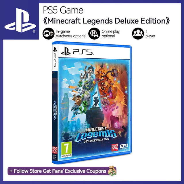 Sony-Minecraft Legends PlayStation 5, Deluxe Edition PS5 jogo